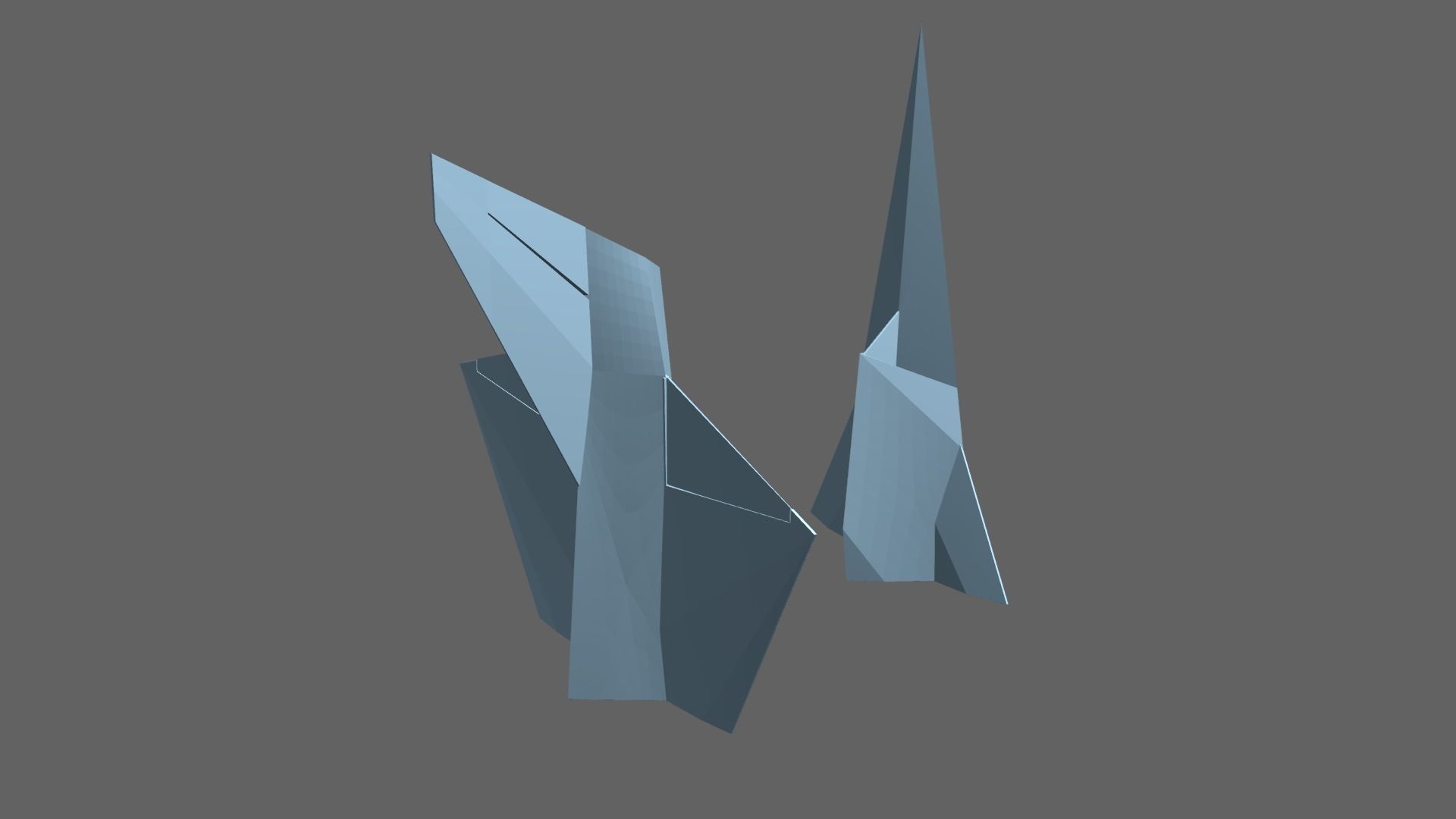 MBB Lampyridae German stealth aircraft 3D print model_9