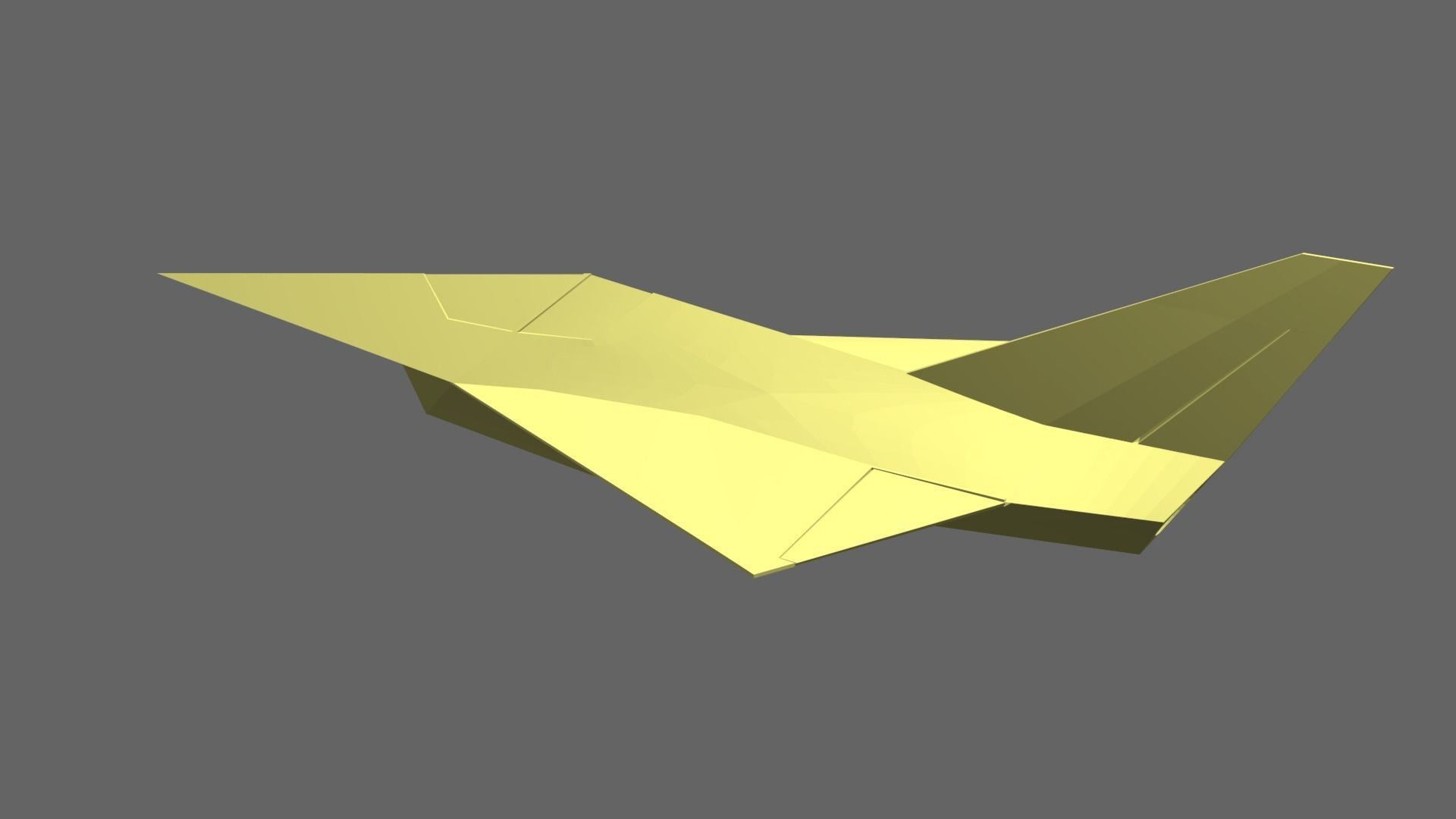 MBB Lampyridae German stealth aircraft 3D print model_10