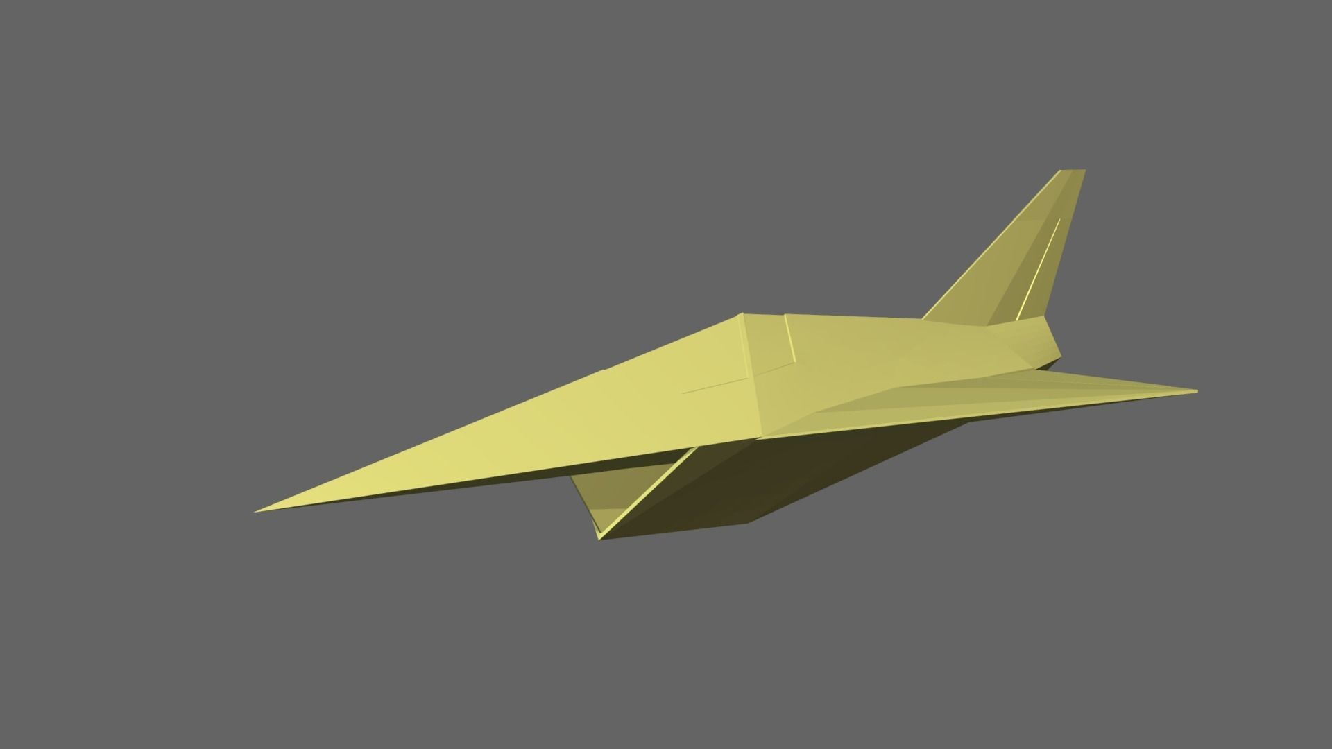 MBB Lampyridae German stealth aircraft 3D print model_11