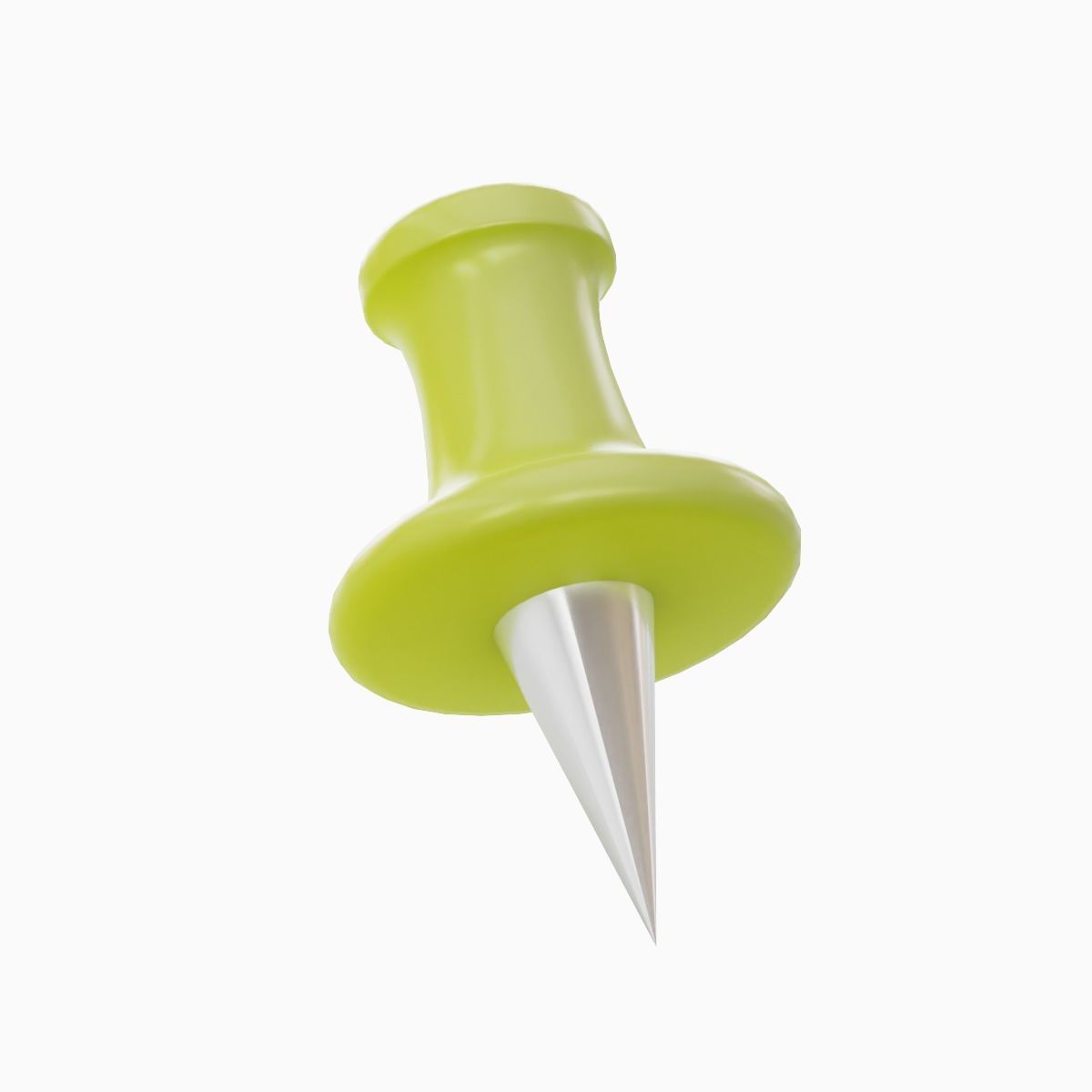 Pushpin 10 Low-poly 3D model_6