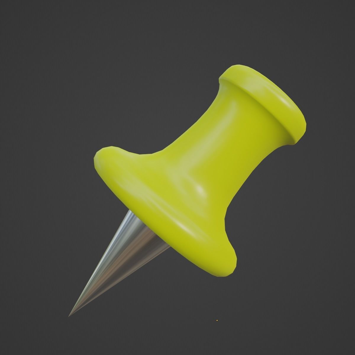 Pushpin 10 Low-poly 3D model_8