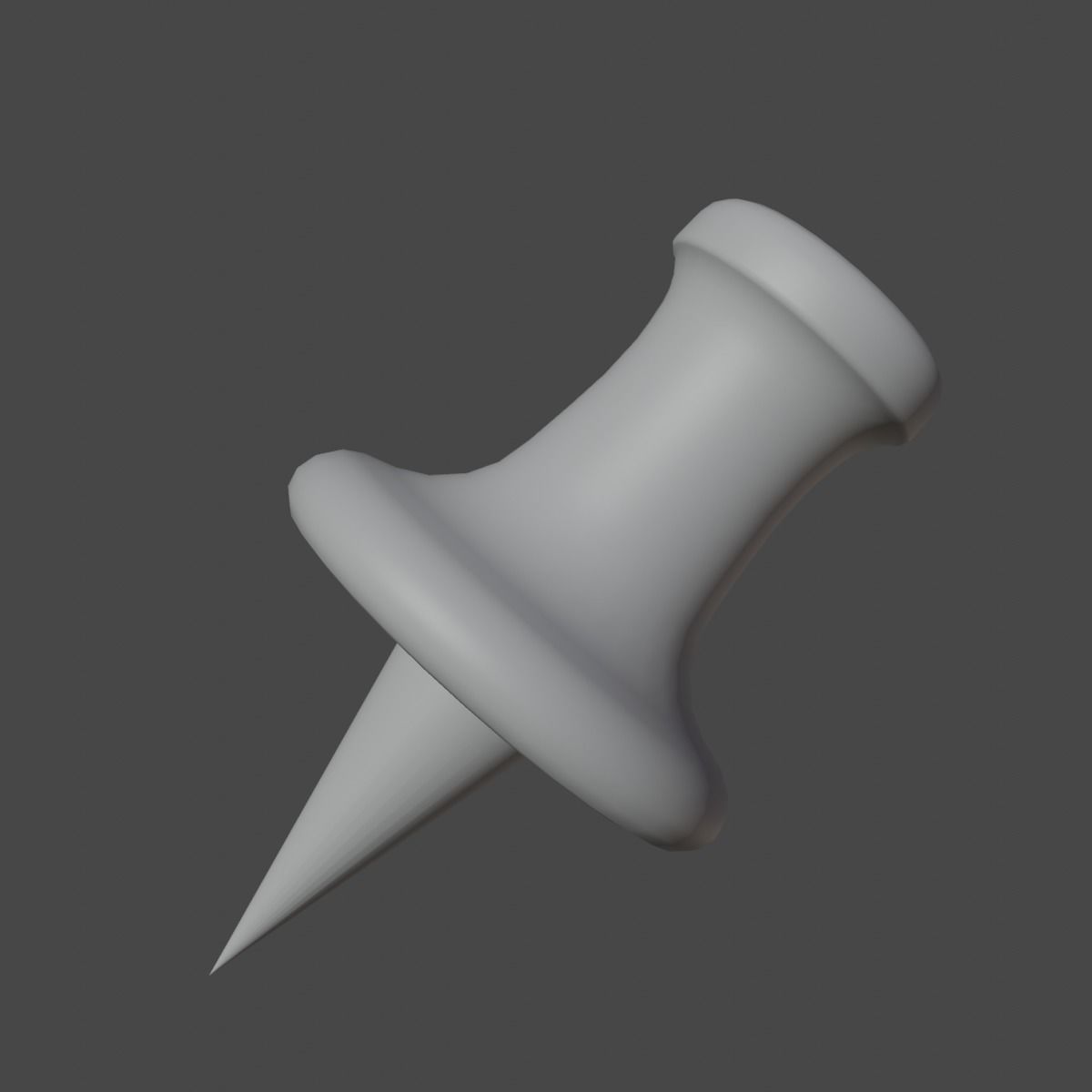 Pushpin 10 Low-poly 3D model_10
