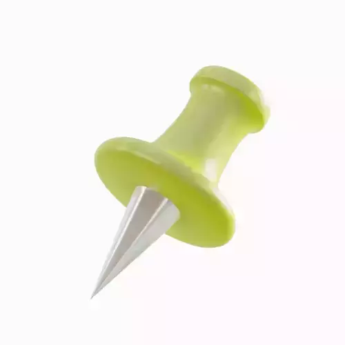 Pushpin 10 Low-poly 3D model