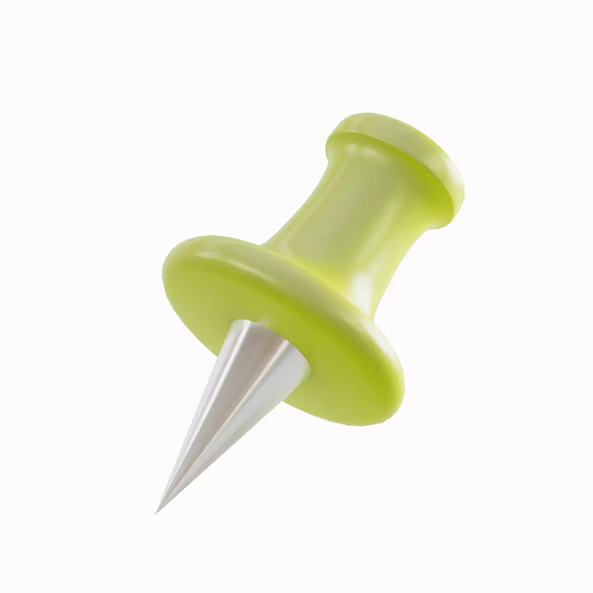 Pushpin 10 Low-poly 3D model_0