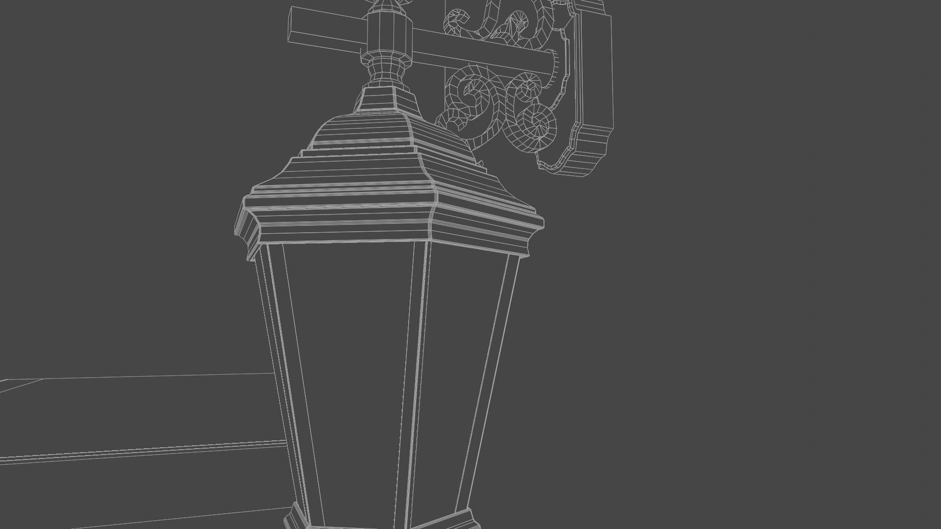 luxury villa house Low-poly 3D model_11