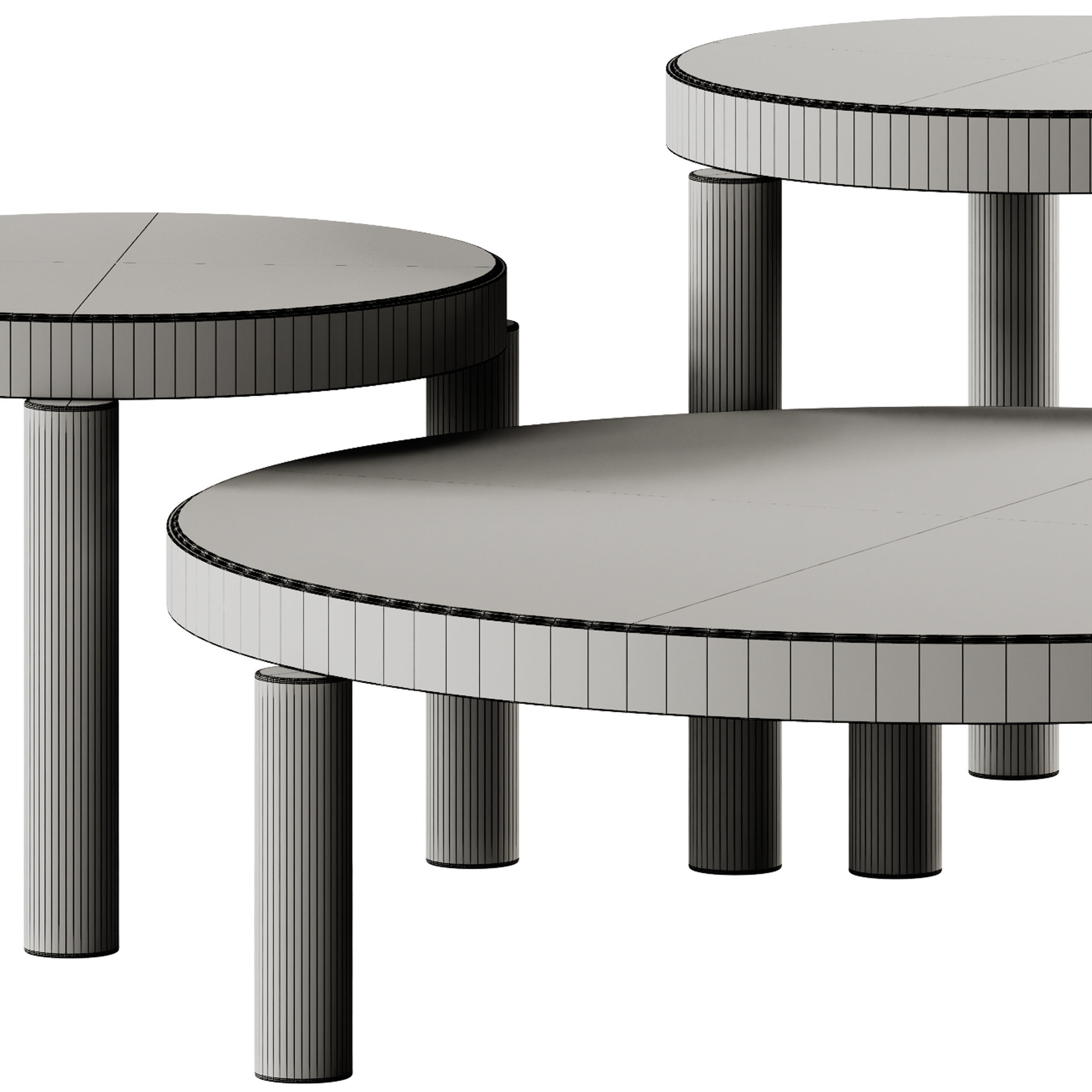 Marelli Atene Round Coffee Table 3D model_8