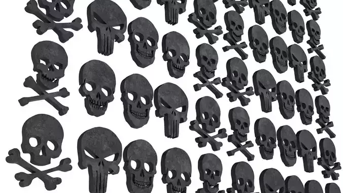 Skull Skeleton silhouette