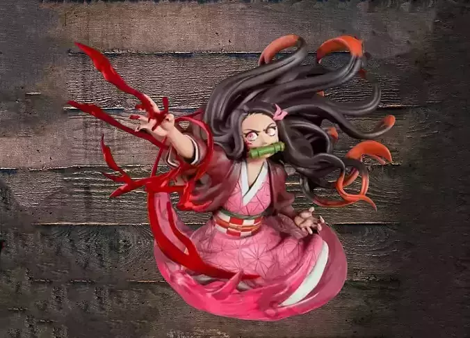 Nezuko Bust 3D Model Ready to Print