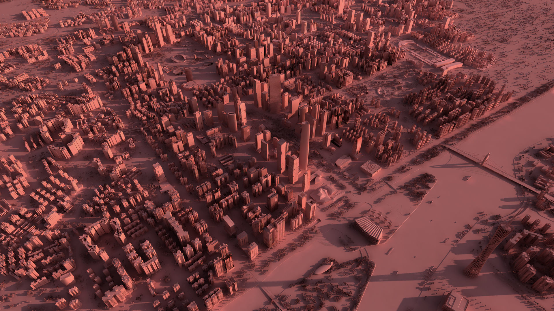 Guangzhou City 3D model_9
