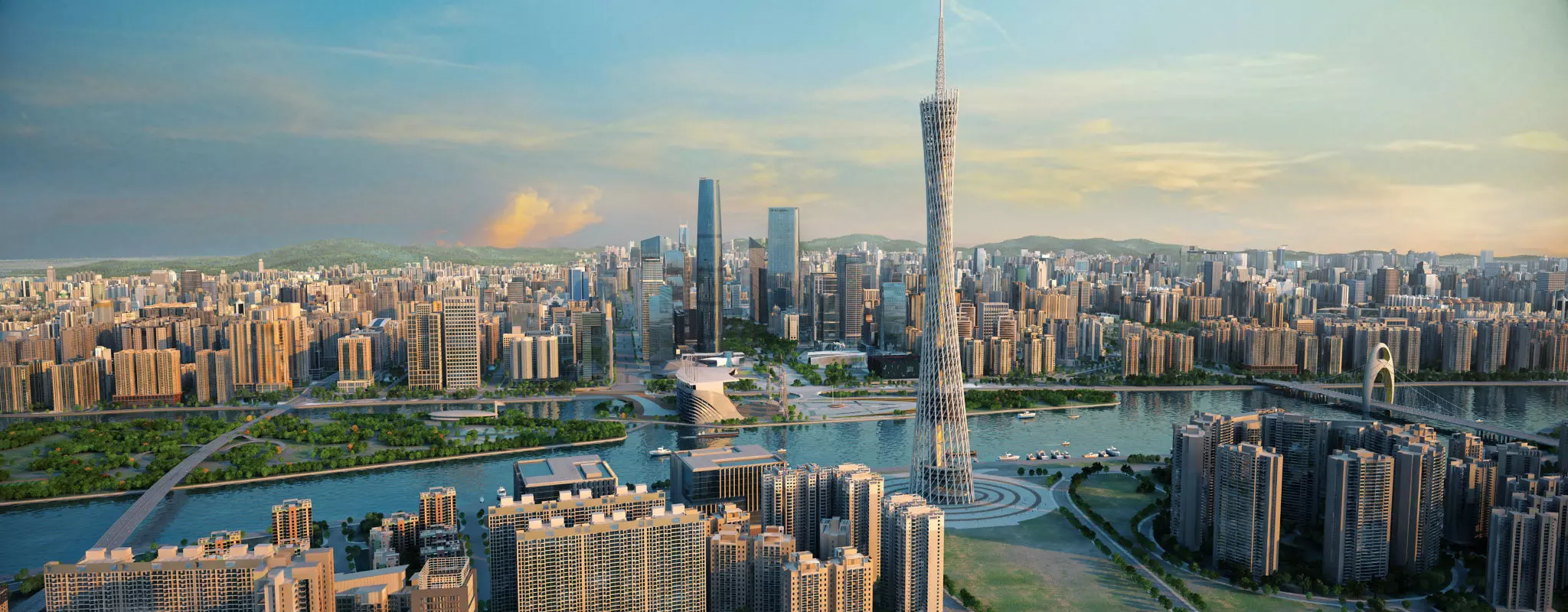 Guangzhou City 3D model_0