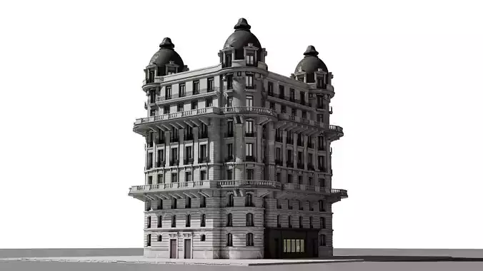 Parisian Haussmann Apartment Building