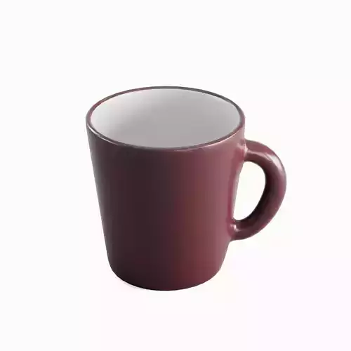 Coffee Cup 08 Low-poly 3D model