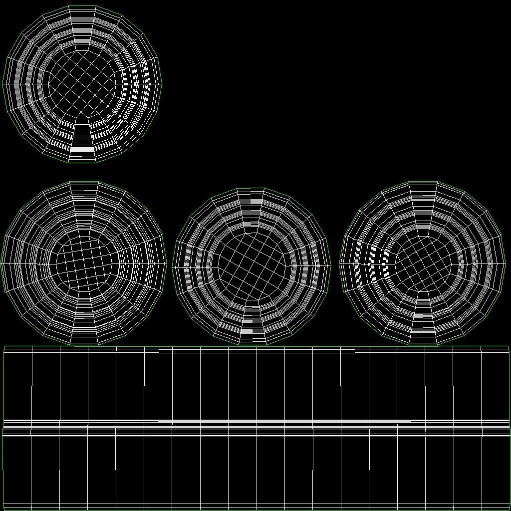 Tin Can v2 Low-poly 3D model_14