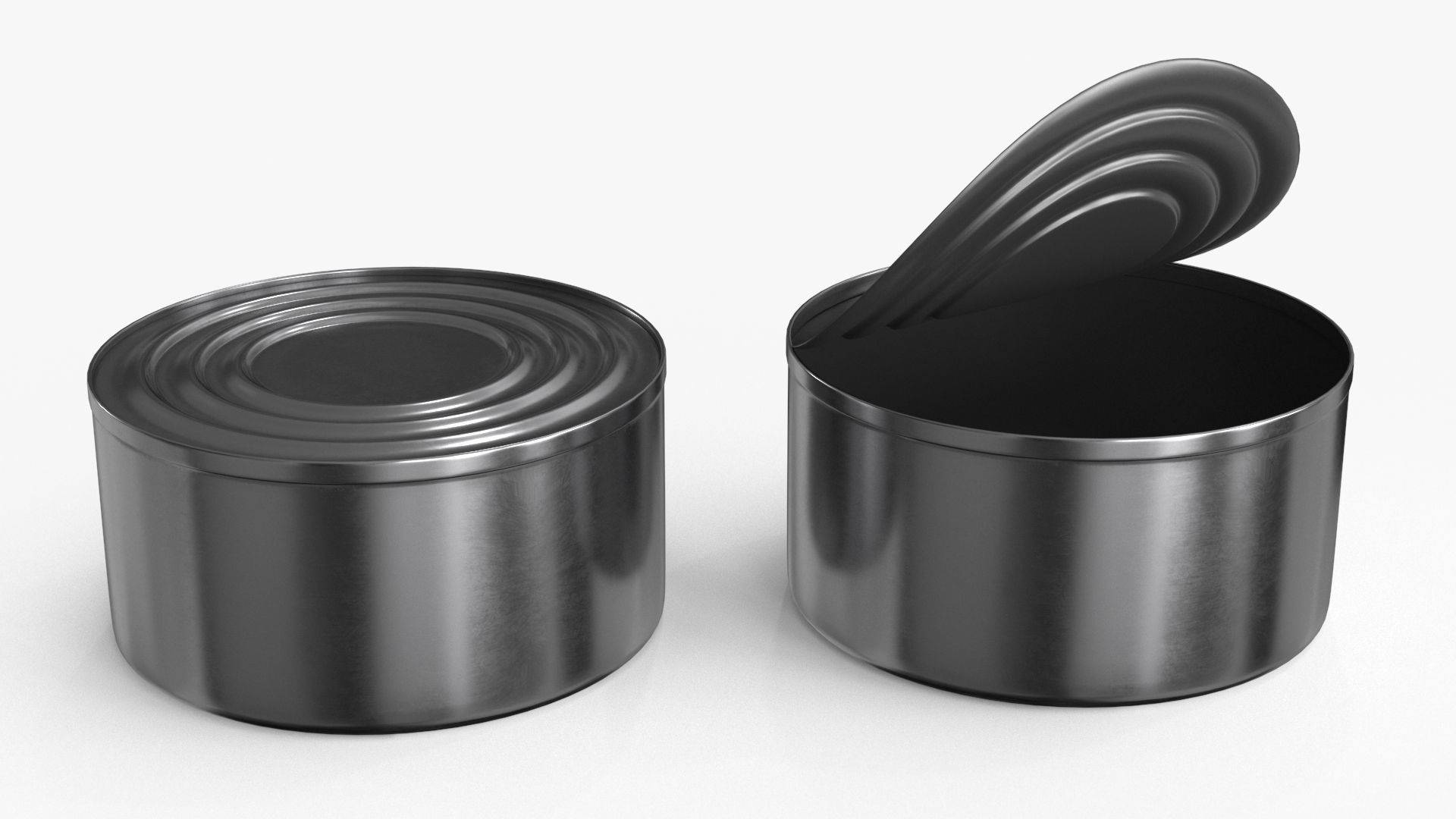 Tin Can v2 Low-poly 3D model_8