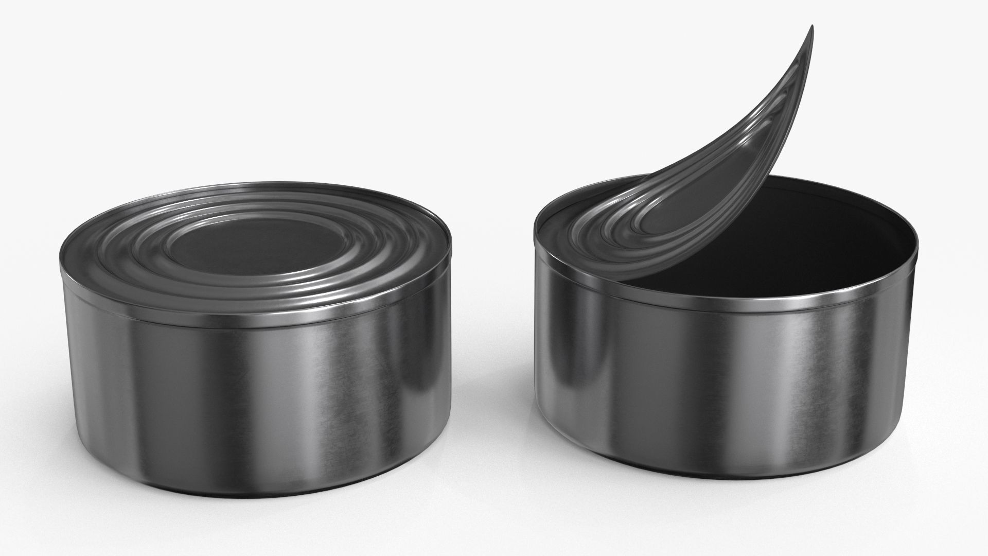 Tin Can v2 Low-poly 3D model_9