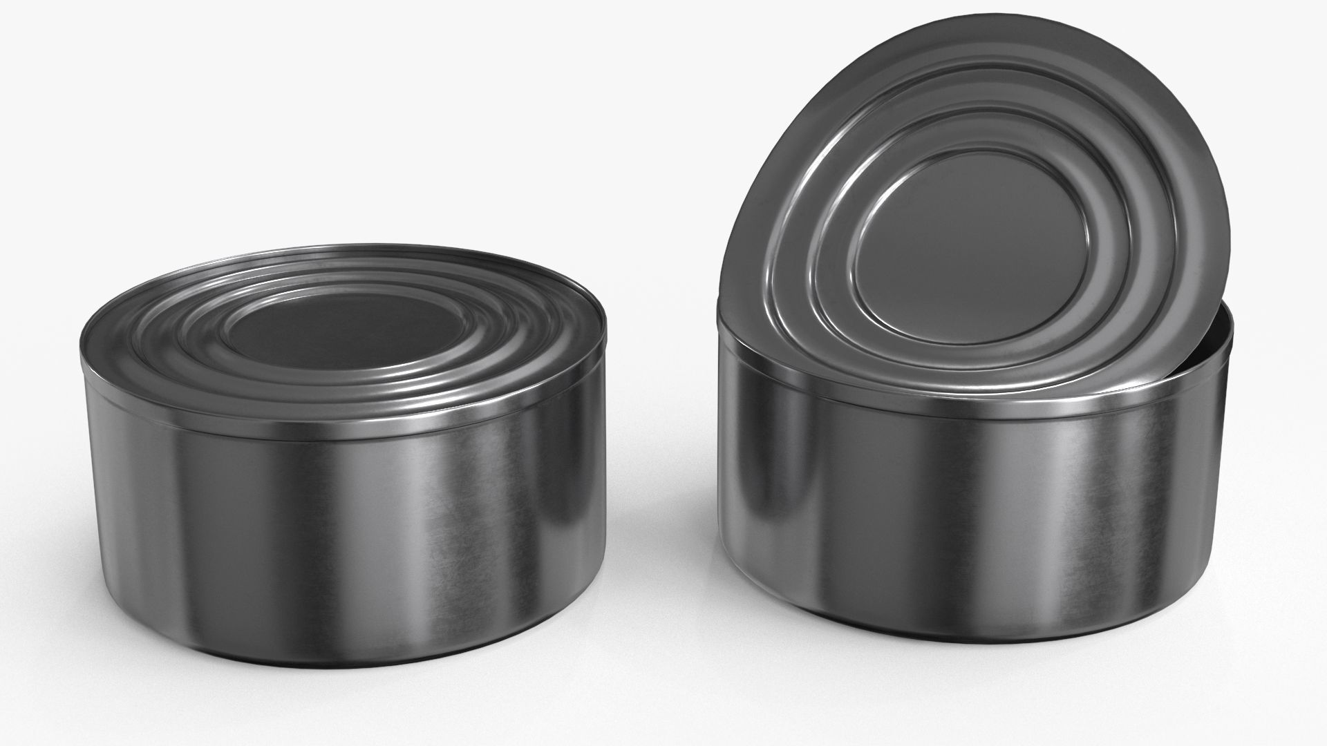 Tin Can v2 Low-poly 3D model_11