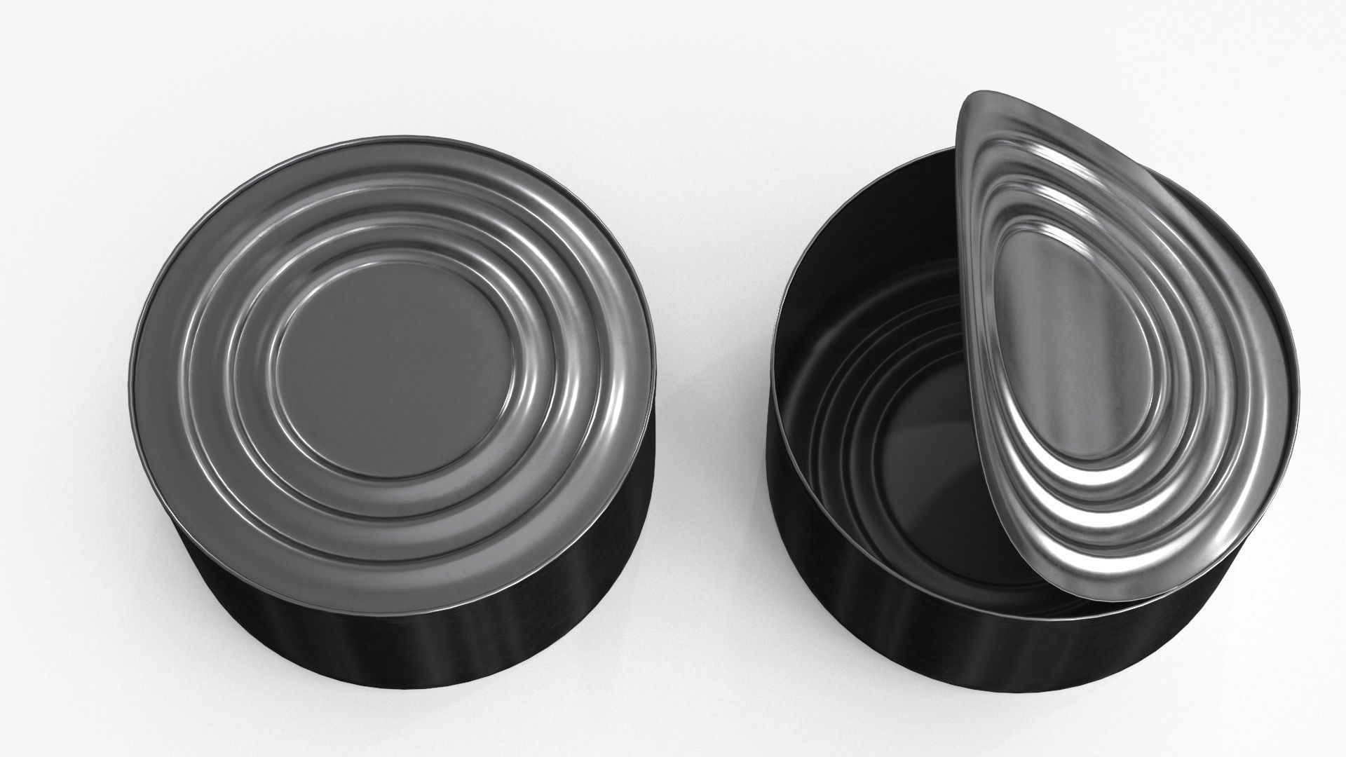 Tin Can v2 Low-poly 3D model_3