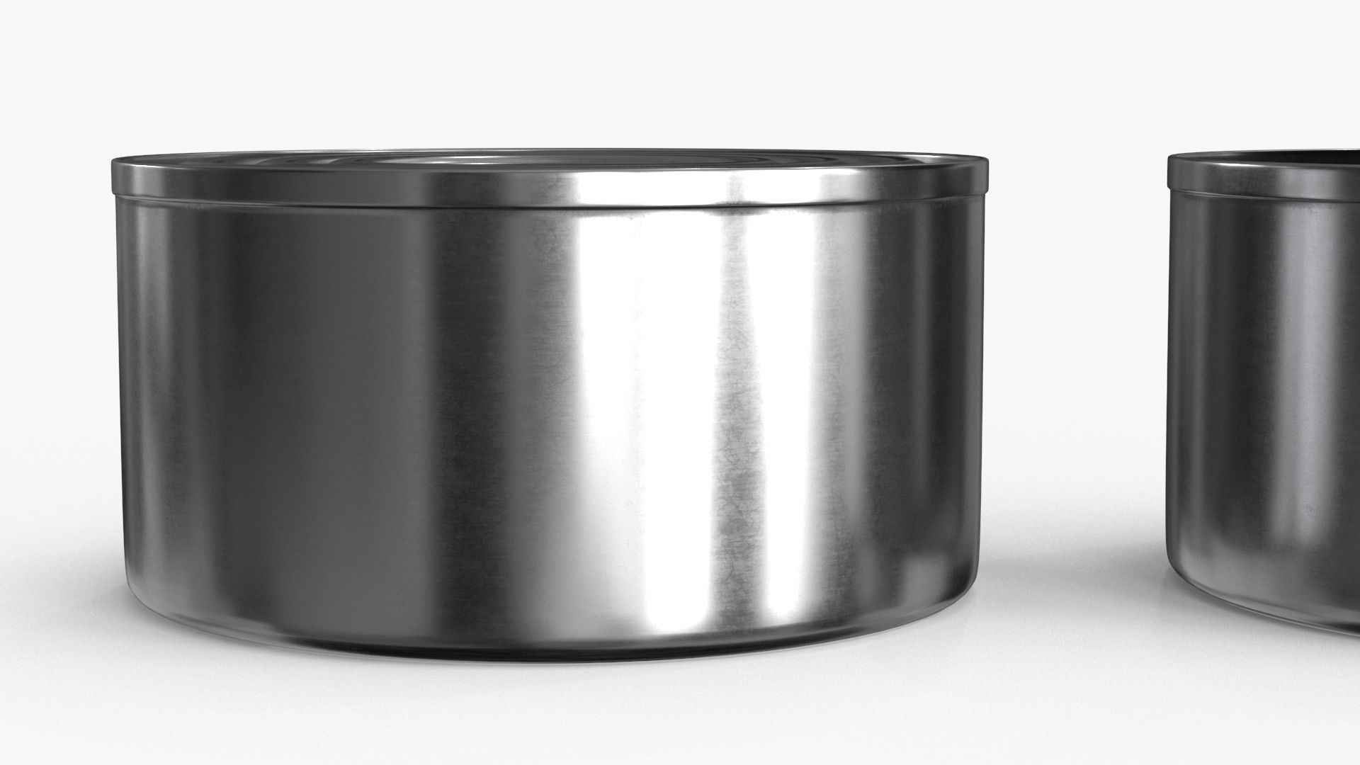 Tin Can v2 Low-poly 3D model_4