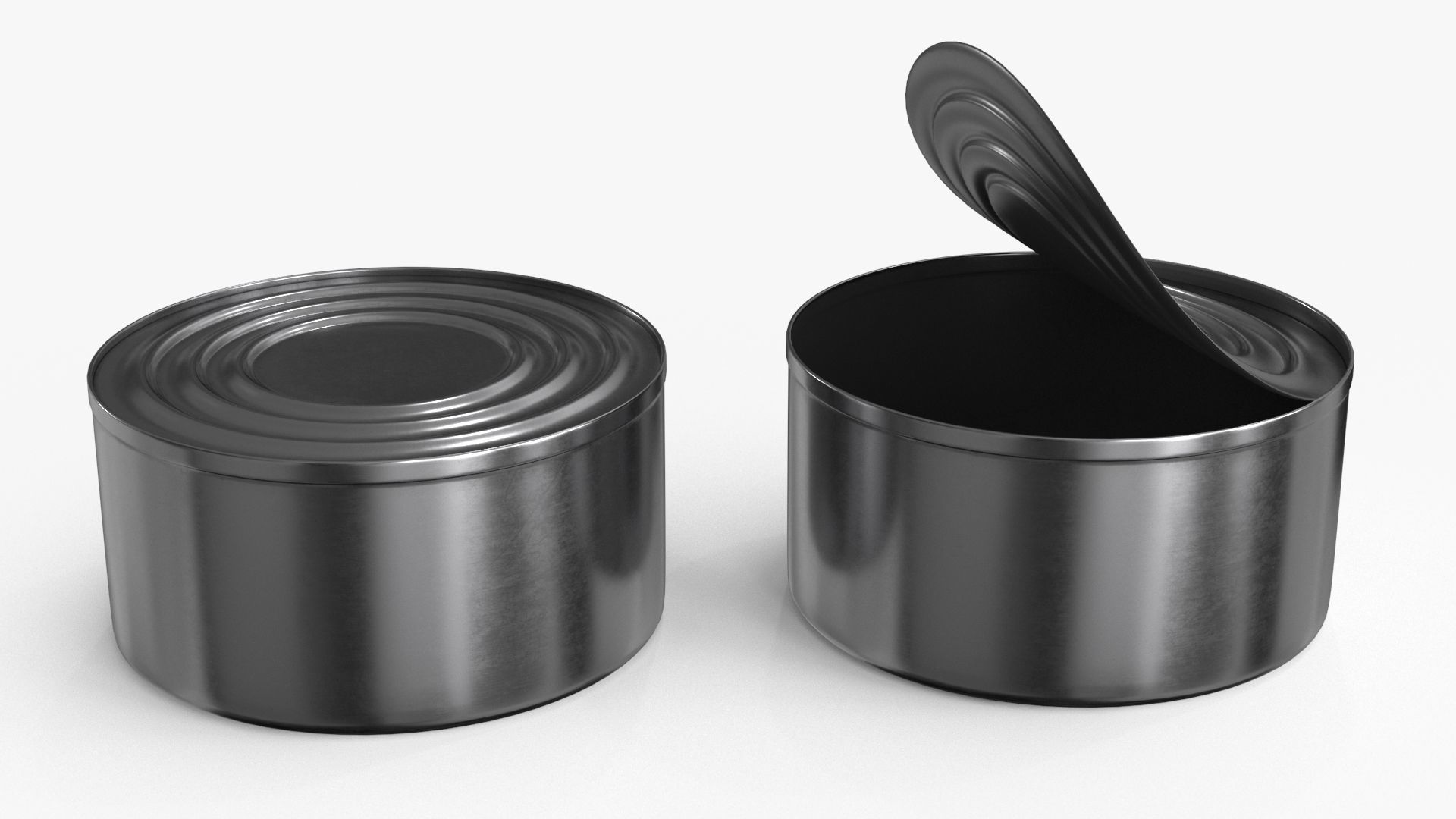 Tin Can v2 Low-poly 3D model_6