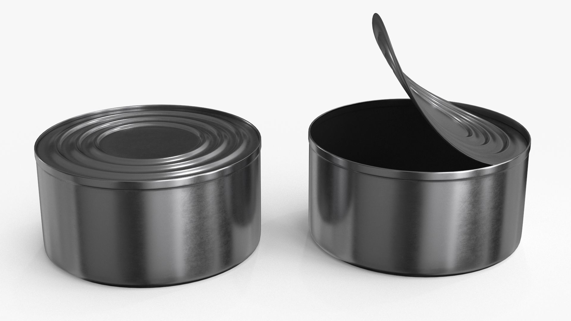 Tin Can v2 Low-poly 3D model_2