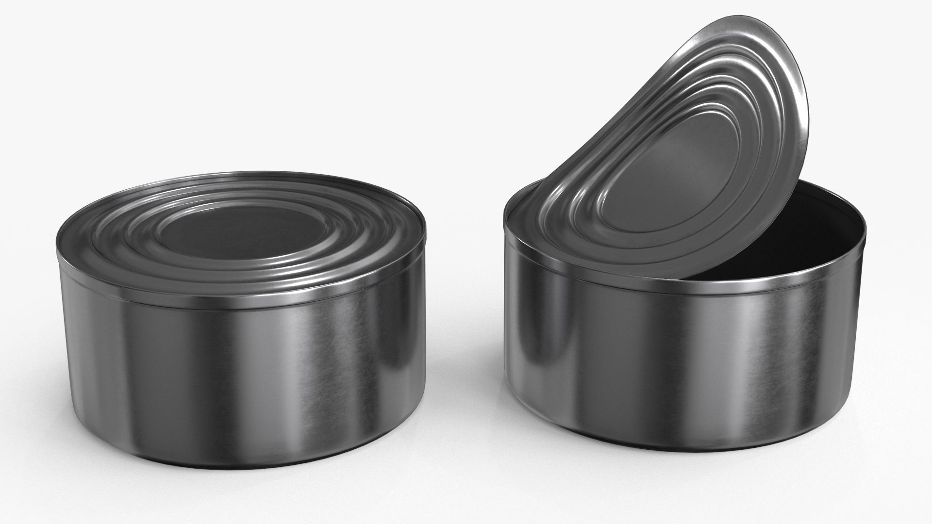 Tin Can v2 Low-poly 3D model_10