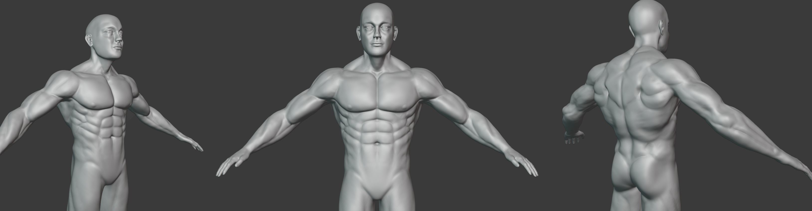 Lord Shiva rigged Low-poly 3D model_16