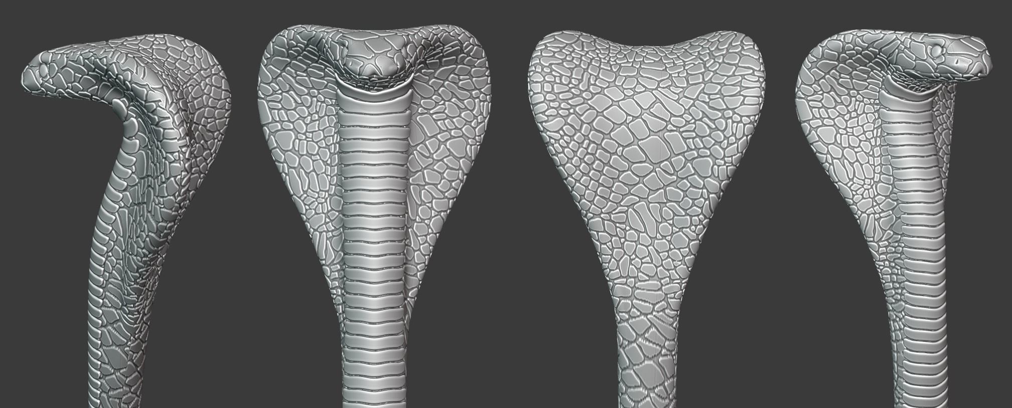 Lord Shiva rigged Low-poly 3D model_18