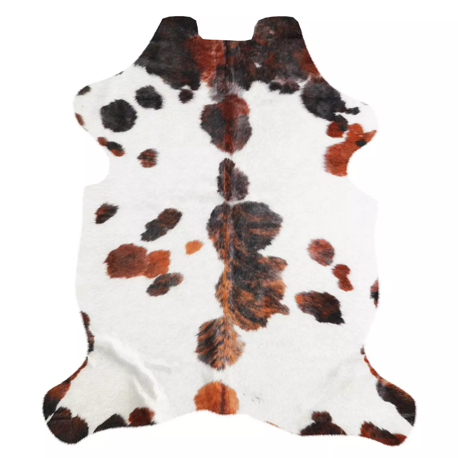 Tricolor Cowhide Rug A27287 3D model_0