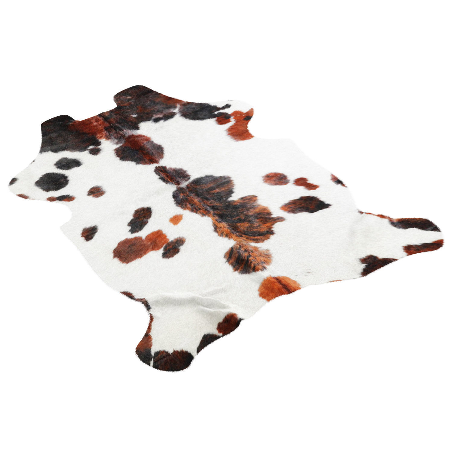 Tricolor Cowhide Rug A27287 3D model_1