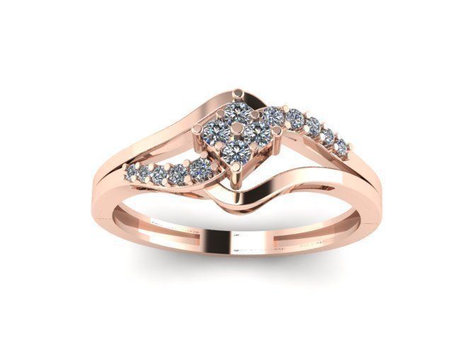 wedding ring  3D print model_5