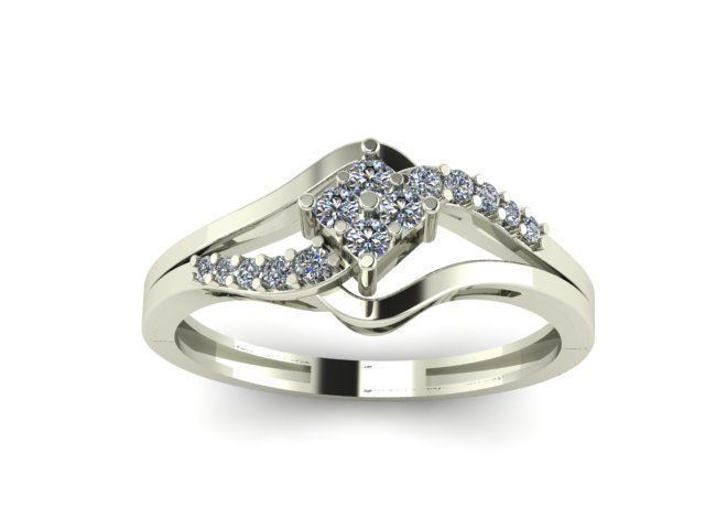 wedding ring  3D print model_4