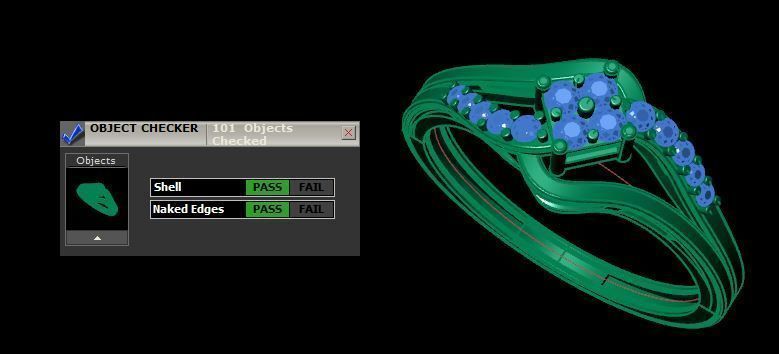 wedding ring  3D print model_20