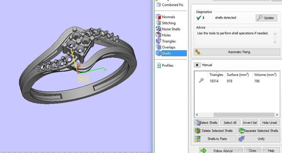 wedding ring  3D print model_21