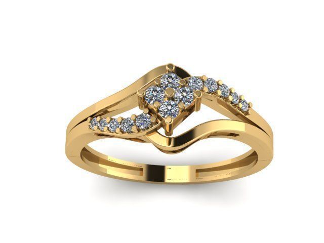 wedding ring  3D print model_3