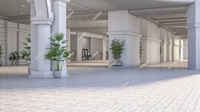 ITC Royal Bengal Kolkata Luxury Hotel 3D model 3