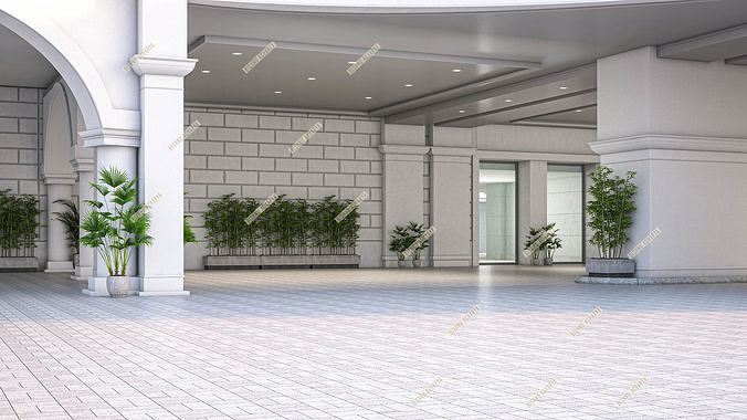 ITC Royal Bengal Kolkata Luxury Hotel 3D model 2