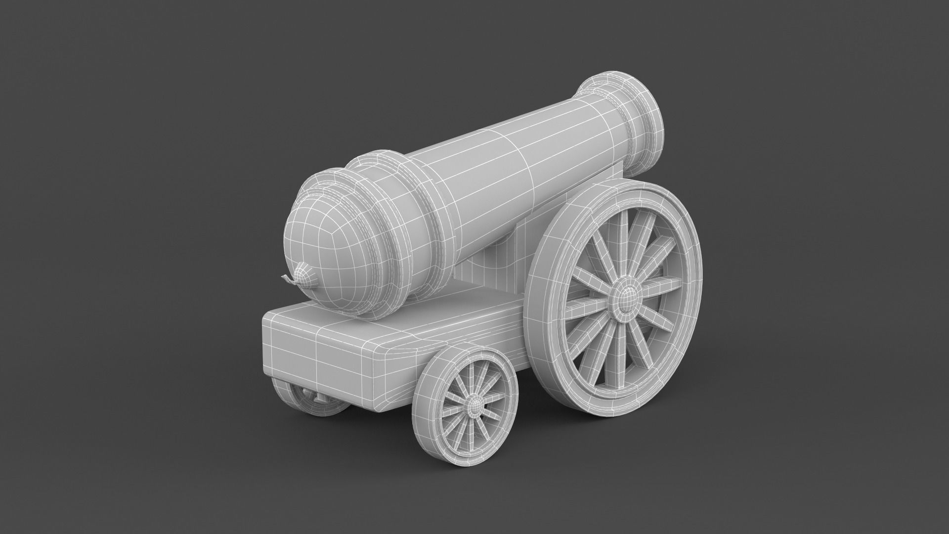 Circus Cannon 3D model_11