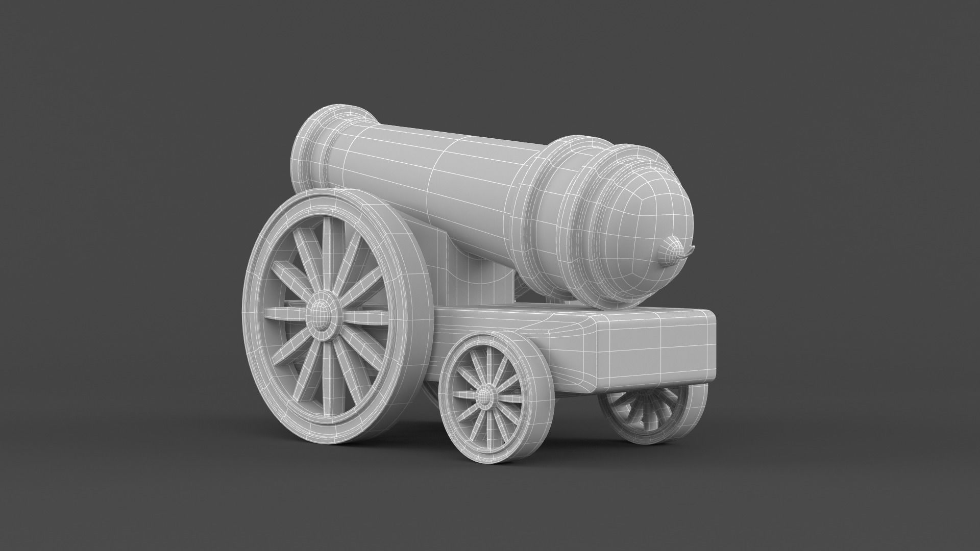 Circus Cannon 3D model_10