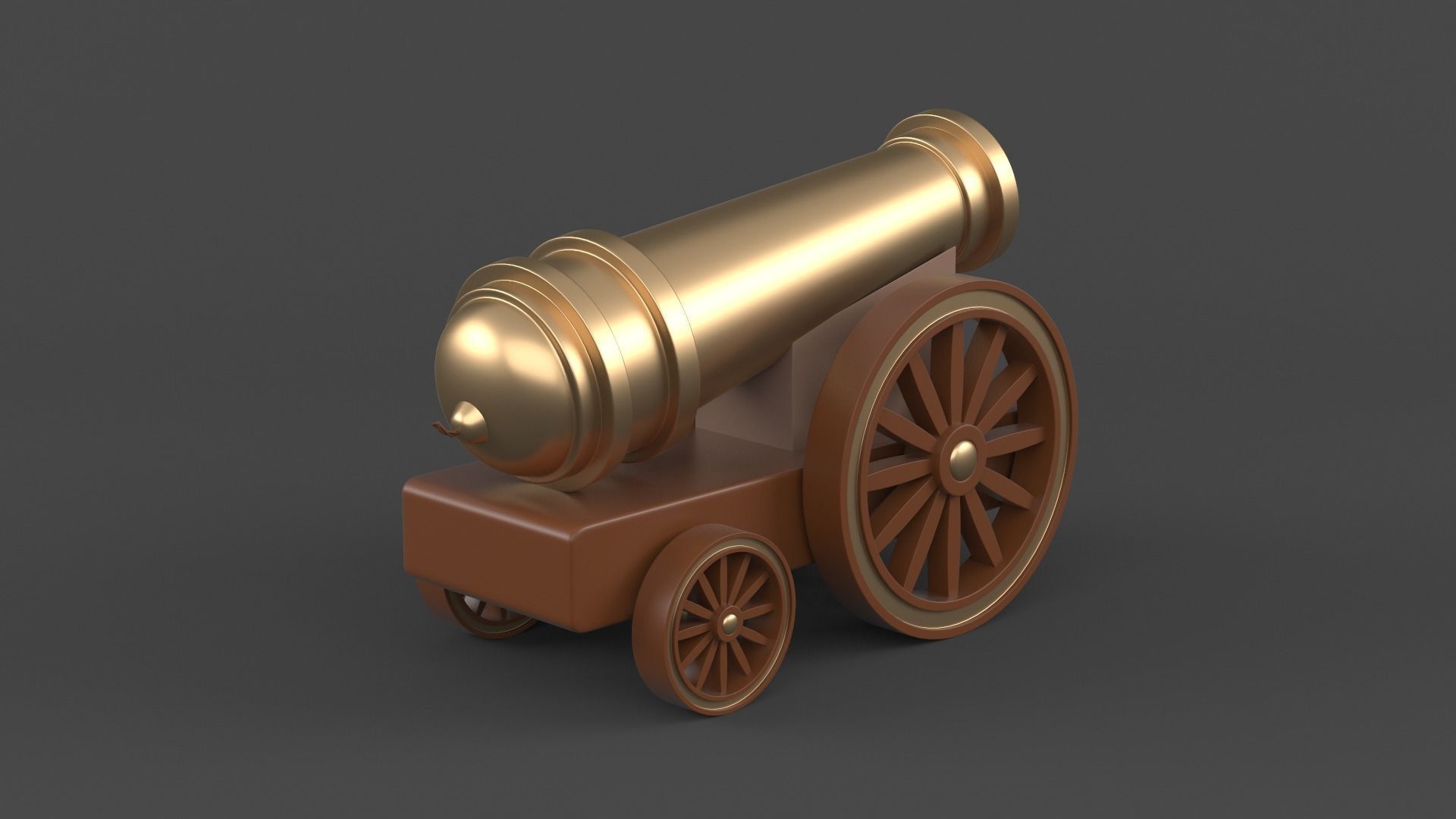 Circus Cannon 3D model_5