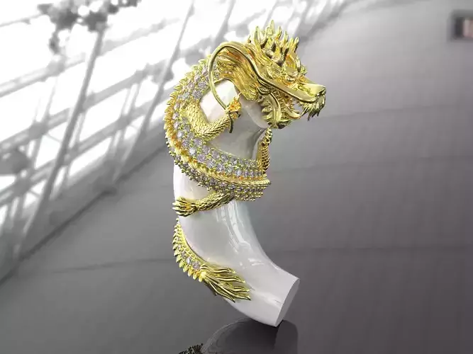 Dragon Diamond Pendant