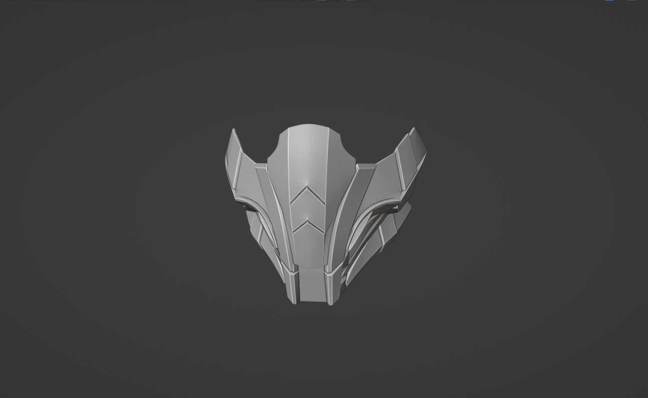 Reptile mask from Mortal Kombat X 3D print model_9