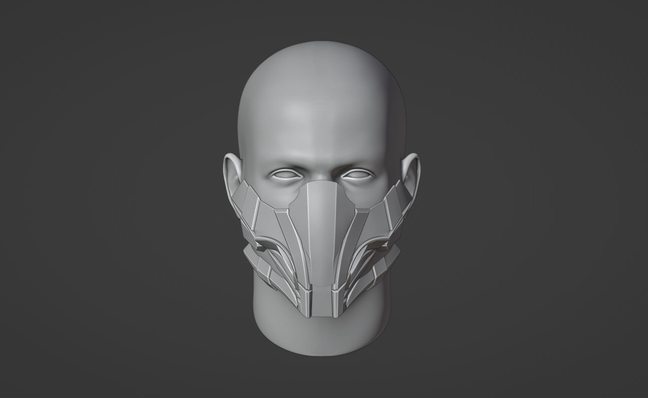 Reptile mask from Mortal Kombat X 3D print model_2