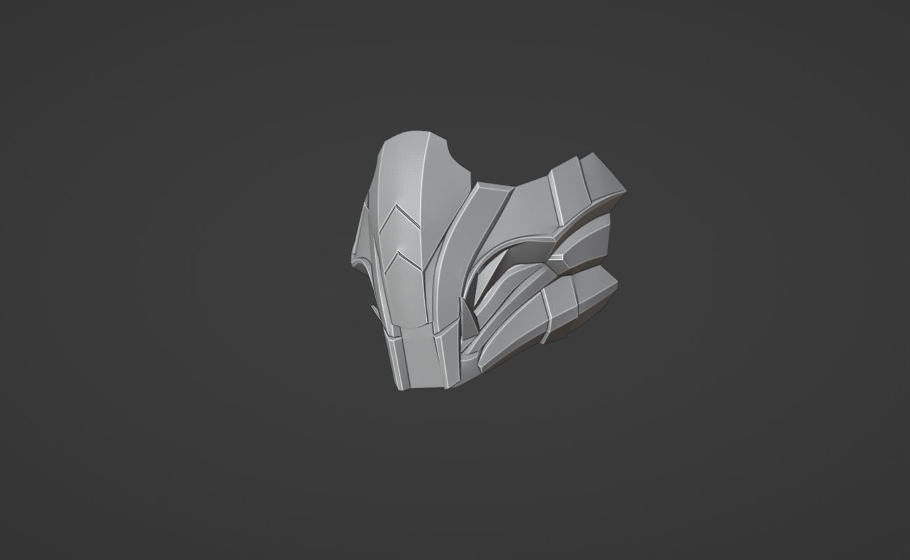Reptile mask from Mortal Kombat X 3D print model_7