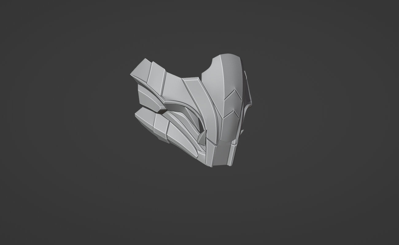 Reptile mask from Mortal Kombat X 3D print model_8