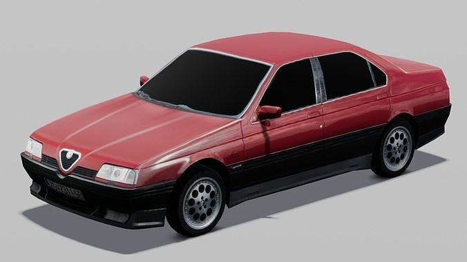 Car 3D Model Low-poly 3D model