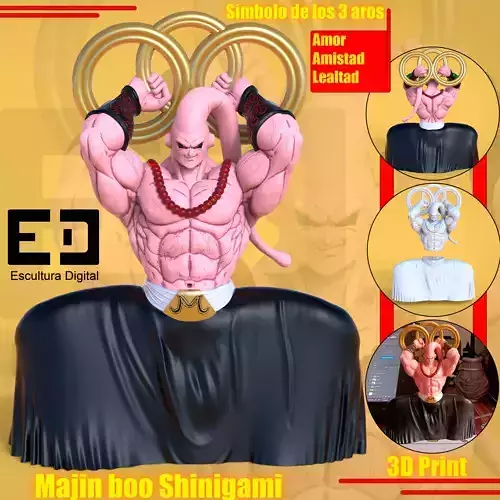 Majin boo shinigami 3D print model