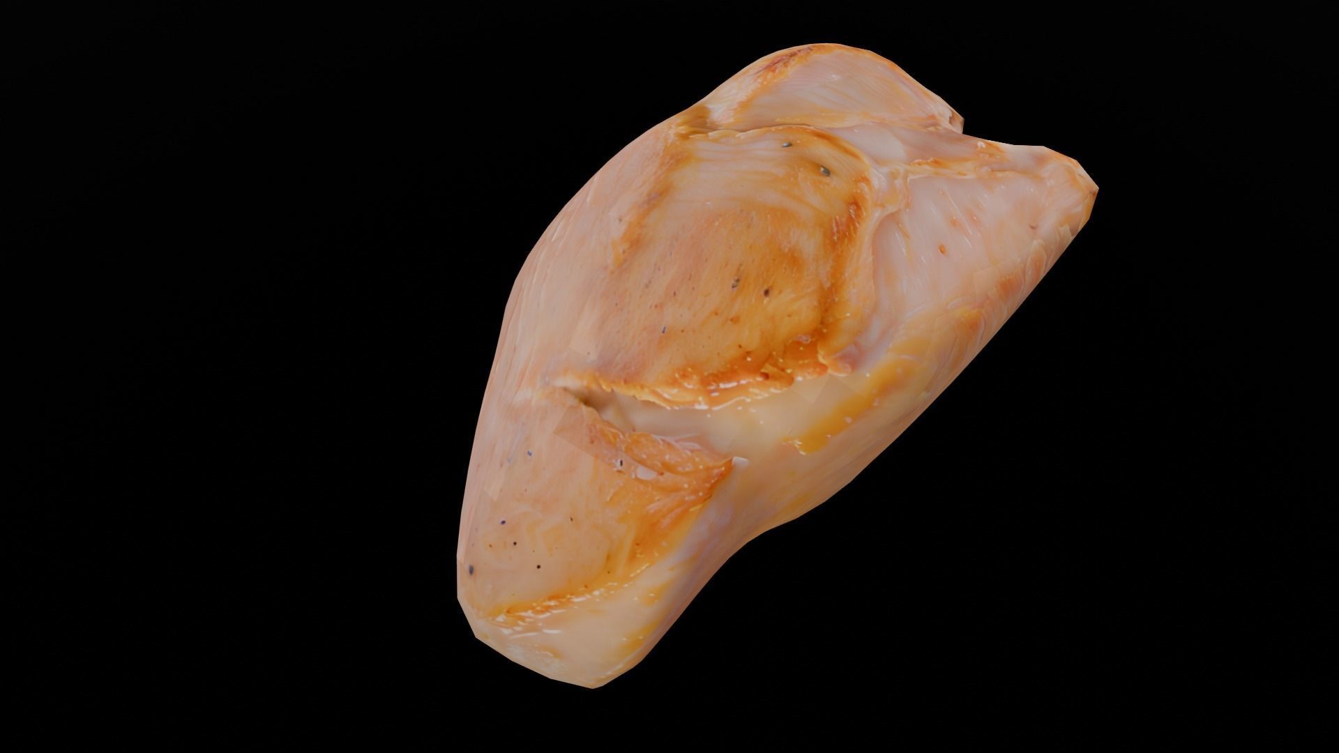 Chicken 3D Model Low-poly 3D model_2