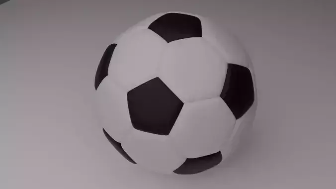 3D soccer ball 3D model