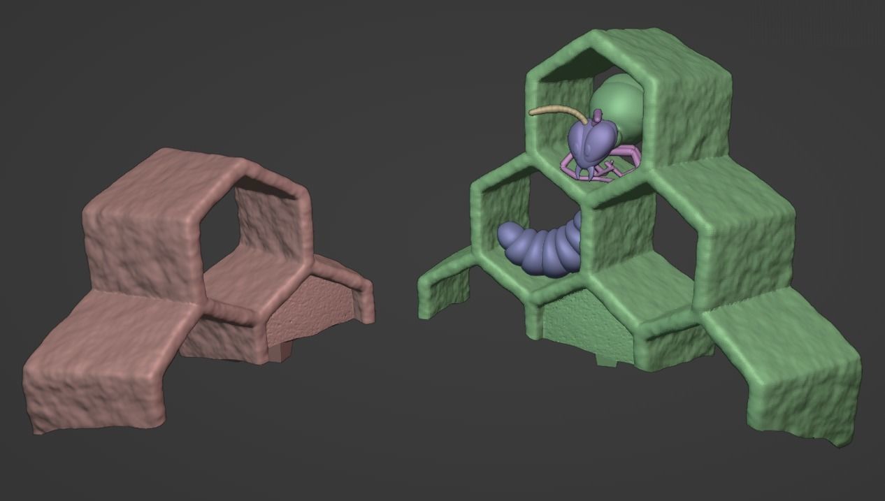 DKC2 King Zing 3D print model_9