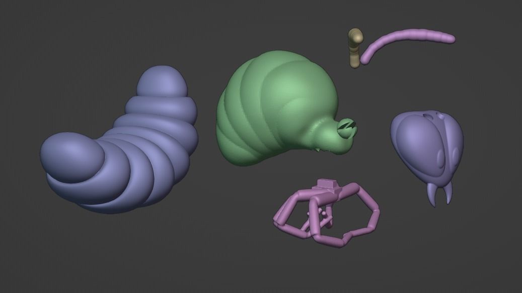 DKC2 King Zing 3D print model_10